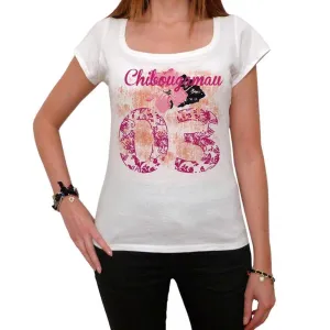 03, Chibougamau, Women's Short Sleeve Round Neck T-shirt 00008