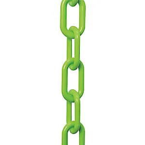 2" X 100' Green Plastic Chain - Box