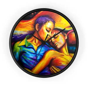 Aiden. - Gay Love Wall Clock