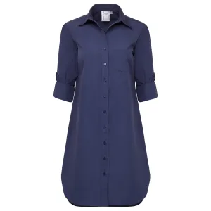 Alex Finley Shirt Dress - Navy