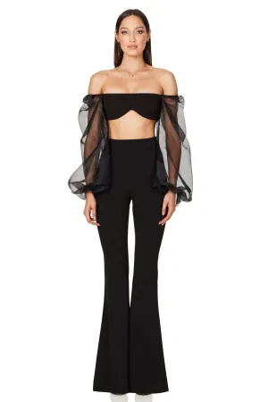 BUY IT NOOKIE Illusion Crop   Pant (Black)