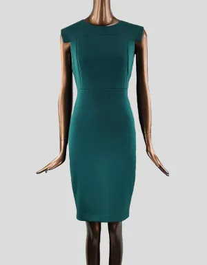 Calvin Klein Green Dress With Back Zipper - 8 US