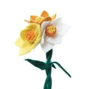 Daffodils Felt Flower