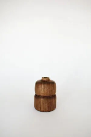 Double Bud Vase - Walnut