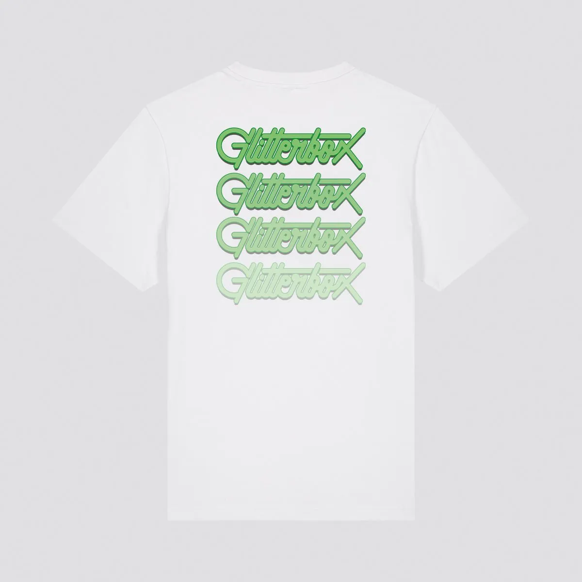 Glitterbox Green Back Fade Logo T-Shirt