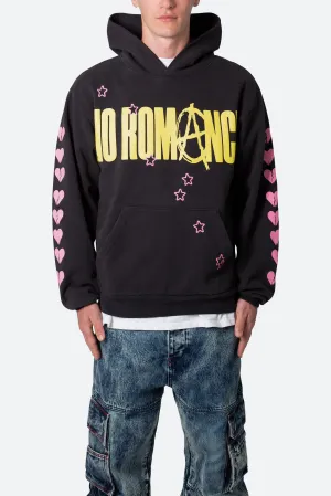 No Romance Hoodie - Off Black