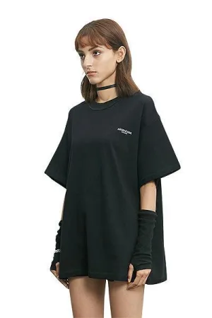 Rissers Oversized Black T-Shirt