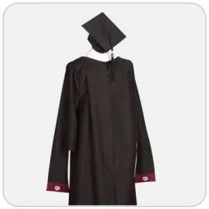 Texas A&M Master's BUNDLE (Master's gown, cap, tassel, & hood)