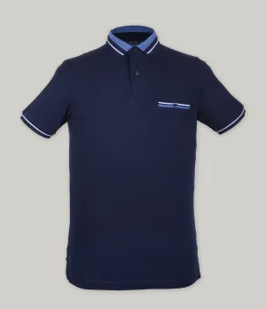 Tipped Collar Solid Polo