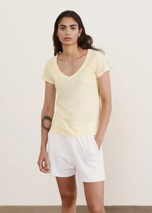 Women's Classic Spray Wash V Neck Tee WS19TSV9SW